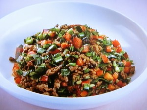 【上沼恵美子のおしゃべりクッキング】挽肉とニラのトウチー炒めのレシピ・上沼恵美子・石川智之