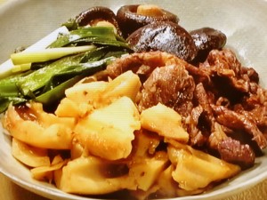 【きょうの料理】たたきれんこんと牛肉のすき煮のレシピ・藤野嘉子