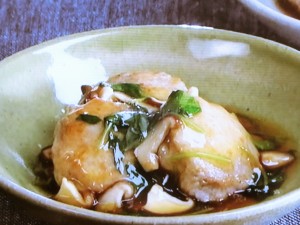 【キューピー３分クッキング】れんこんだんごのあんかけのレシピ・田口成子