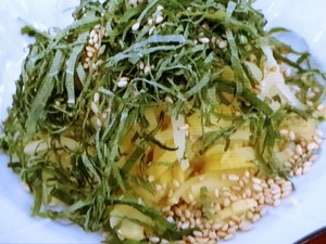 【あさイチ】たくあんサラダのレシピ・みんな！ゴハンだよ・栗原はるみ