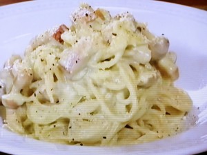 【あさイチ】ベーコンとしめじのアボクリームパスタのレシピ・クイズとくもり・緑川鮎香