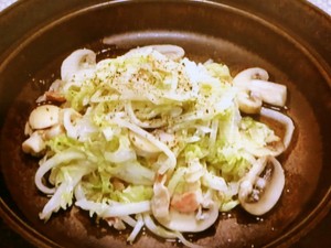 【きょうの料理】干し白菜ときのこのパスタ風のレシピ・藤井恵