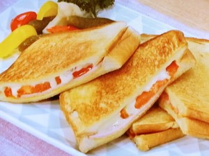 【平野レミの早わざレシピ】フライパンパニーニのレシピ・平野レミ