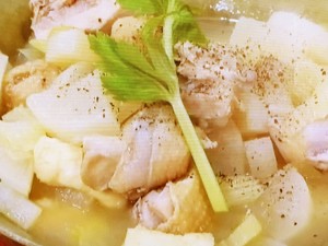 【平野レミの早わざレシピ】大根のうっ鶏煮のレシピ・平野レミ