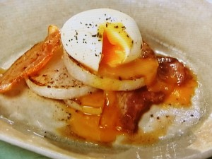 【おかずのクッキング】大根のステーキ風 半熟卵のせのレシピ・浜内千波