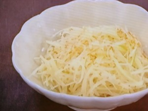 【あさイチ】じゃがいもとセロリの黒酢あえのレシピ・みんな！ゴハンだよ・ワタナベマキ