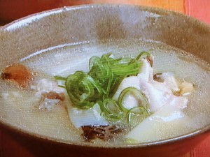 【キューピー３分クッキング】鶏肉と長ねぎのとろとろスープのレシピ・小林まさみ
