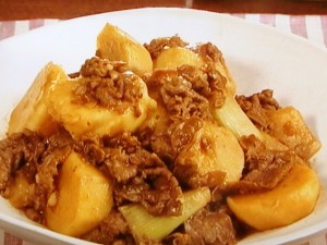 【キューピー３分クッキング】牛肉と里芋の煮もののレシピ・小林まさみ