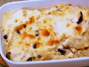 【きょうの料理】ねぎときのこのグラタンのレシピ・瀬尾幸子