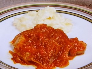 【キューピー３分クッキング】ポークチャップのレシピ・石原洋子