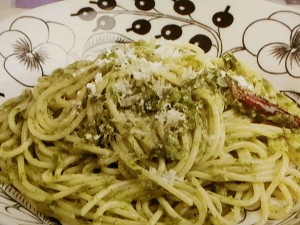 【キューピー３分クッキング】ねぎベーゼパスタのレシピ・石原洋子