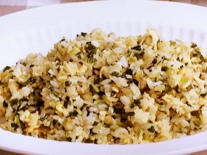 【キューピー３分クッキング】ほうれん草のマヨチャーハンのレシピ・藤井恵