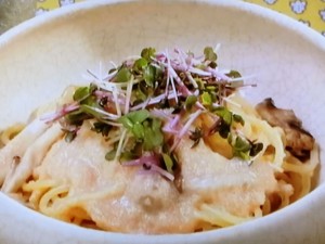 【あさイチ】豆乳とたらこのパスタのレシピ・ハレトケキッチン・斎藤工・秋元さくら