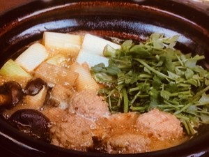 【キューピー３分クッキング】鶏だんごすき焼き　黄身とろろ添えのレシピ・満留邦子