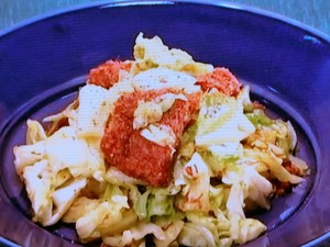【きょうの料理】春キャベツとコンビーフのソース炒めのレシピ・飛田和緒