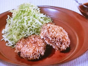 【きょうの料理】春キャベツのポーク焼きメンチのレシピ・舘野鏡子
