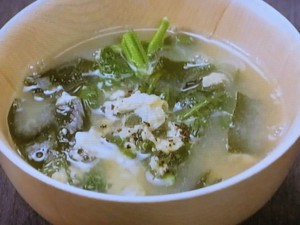 【きょうの料理ビギナーズ】わかめとクレソンのかきたま汁のレシピ・前沢リカ