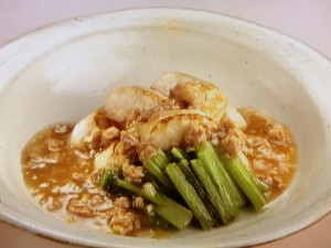 【上沼恵美子のおしゃべりクッキング】焼きカブのそぼろあんのレシピ・上沼恵美子・岡本健二