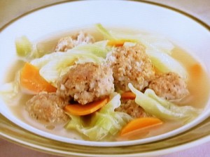 【上沼恵美子のおしゃべりクッキング】ミートボールとキャベツのスープのレシピ・上沼恵美子・小池浩司