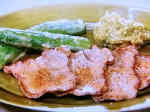 【男子ごはん】塩牛タン焼きをナスの南蛮みそで～きゅうりの白みそ和え添えのレシピ・国分太一・栗原心平