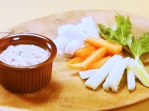 【きょうの料理ビギナーズ】春野菜のシーザー風豆腐ディップのレシピ・荻野伸也