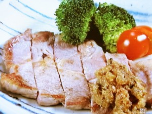 【きょうの料理】ポークソテー ふきみそソースのレシピ・大原千鶴
