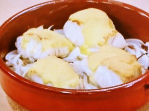 【COOK9】たらのアリオリソース焼きのレシピ・バネサ・ガルシア・コルソ