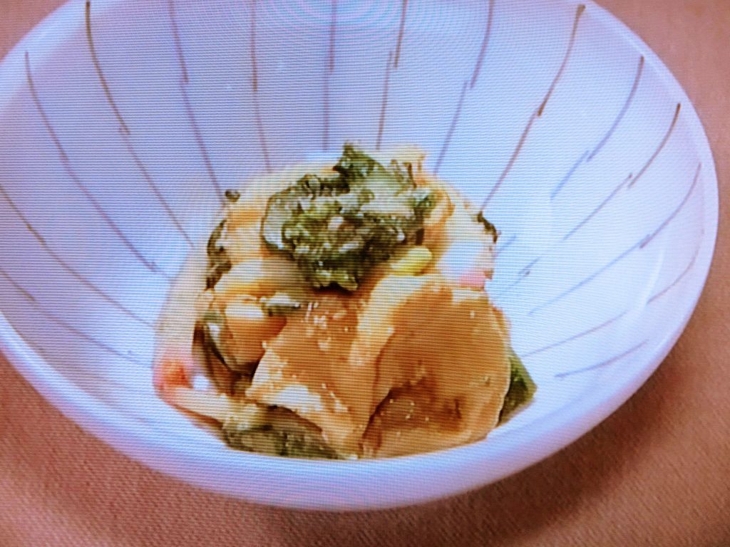 【きょうの料理】お麩と菜の花のからしあえのレシピ・川西豪志