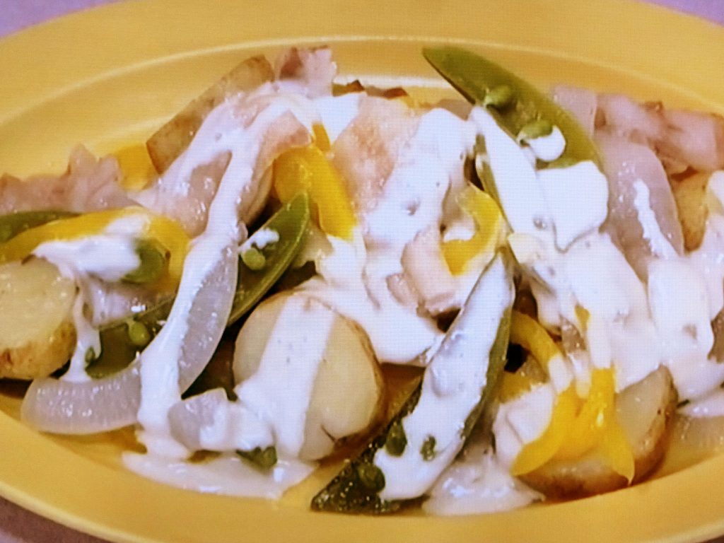 【きょうの料理】豚肉と春野菜のホットサラダのレシピ・市瀬悦子