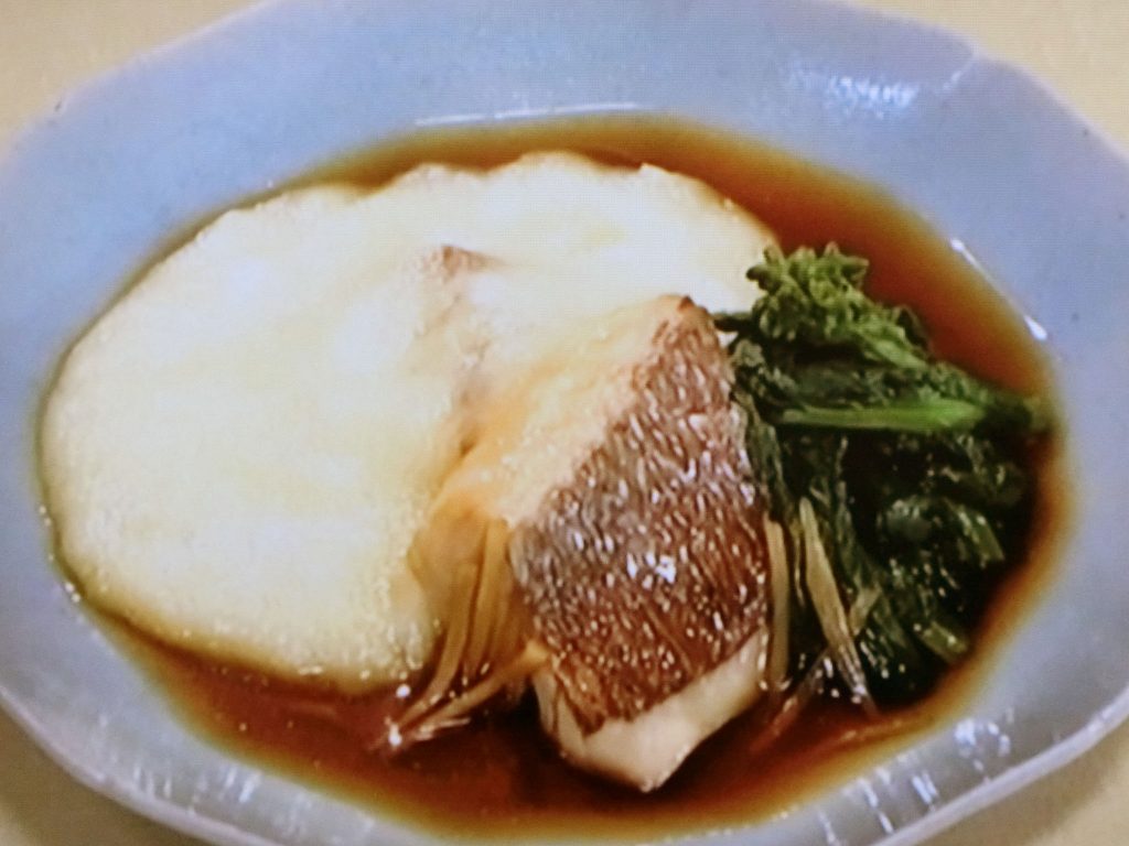 【きょうの料理】桜鯛の新じゃがあんかけのレシピ・斉藤辰夫