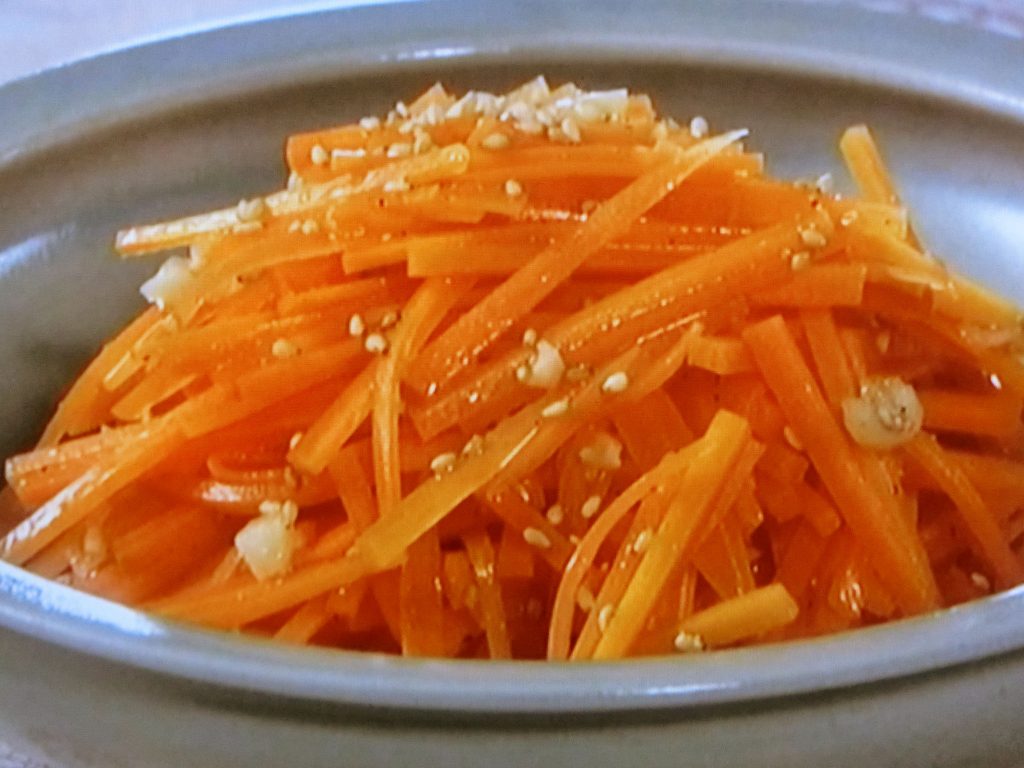 【きょうの料理ビギナーズ】春にんじんのナムルのレシピ・藤野嘉子