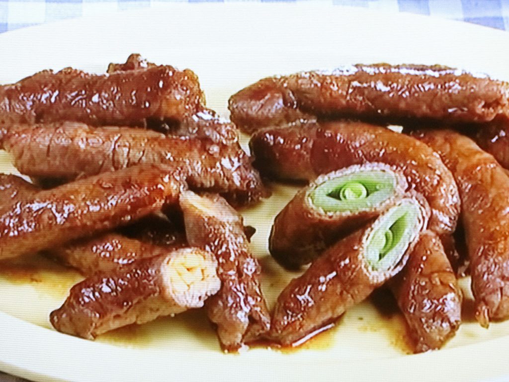 【キューピー３分クッキング】スナップえんどうとにんじんの肉巻き照り焼きのレシピ・石原洋子