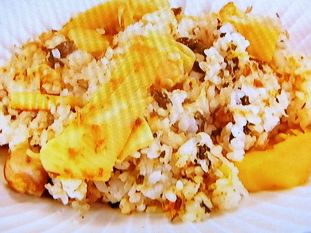 【ノンストップ】若竹チャーハンのレシピ・坂本昌行・坂本昌行のOne Dish