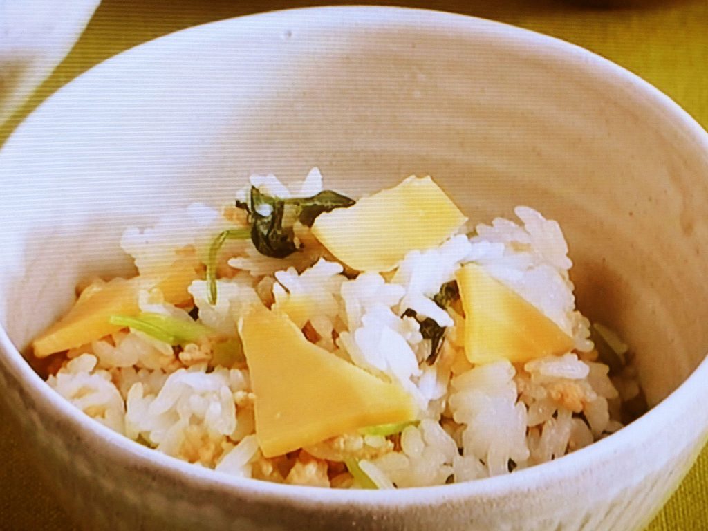 【キューピー３分クッキング】たけのこそぼろの混ぜごはんのレシピ・石原洋子