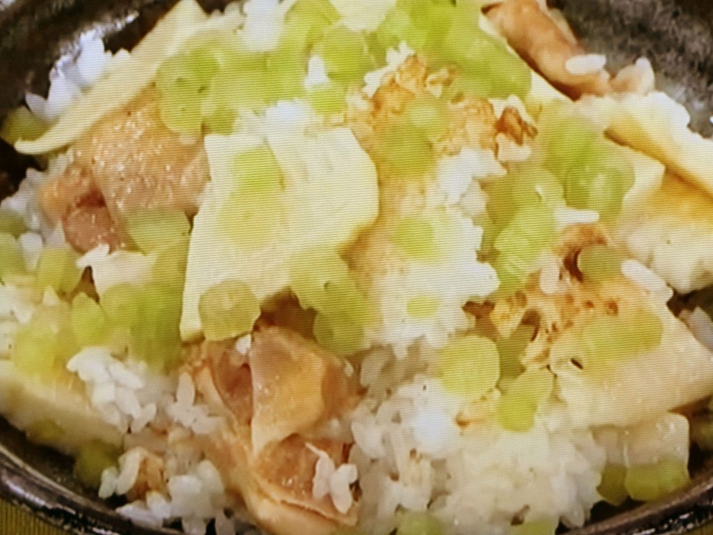【あさイチ】たけのこと鶏肉のピラフのレシピ・みんな！ゴハンだよ・上田淳子