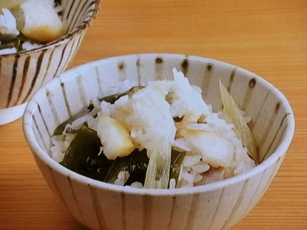 【キューピー３分クッキング】ふきとわかめと鯛の土鍋ごはんのレシピ・藤井恵