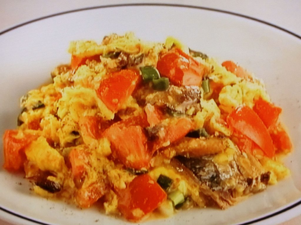 【上沼恵美子のおしゃべりクッキング】卵とトマトの炒めもののレシピ・上沼恵美子・石川智之