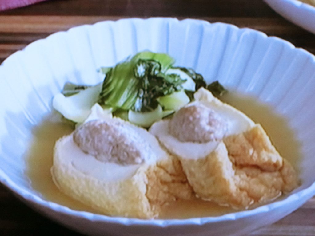 【キューピー３分クッキング】厚揚げの肉詰め煮のレシピ・小林まさみ