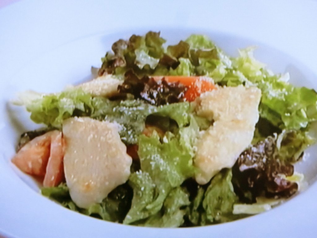 【上沼恵美子のおしゃべりクッキング】チキン・シーザーサラダのレシピ・上沼恵美子・小池浩司