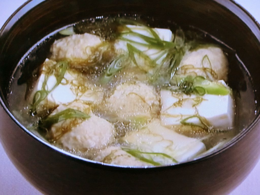 【上沼恵美子のおしゃべりクッキング】鶏の団子汁のレシピ・上沼恵美子・岡本健二