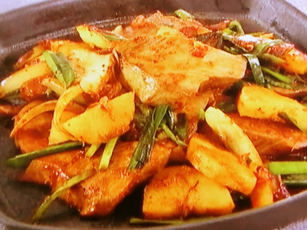 【ノンストップ】カツオのキムチ炒めのレシピ・坂本昌行・坂本昌行のOne Dish