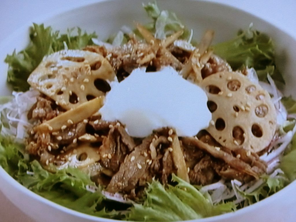 【上沼恵美子のおしゃべりクッキング】牛肉のサラダのレシピ・上沼恵美子・岡本健二