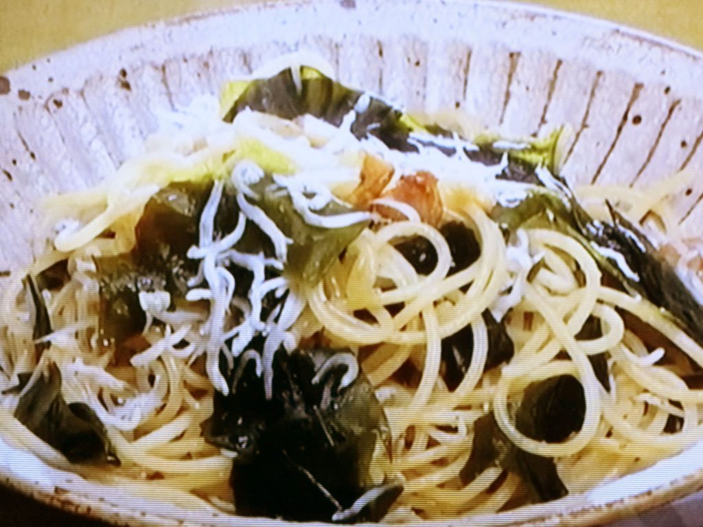 【きょうの料理ビギナーズ】しらすとわかめのスパゲッティのレシピ・藤野嘉子