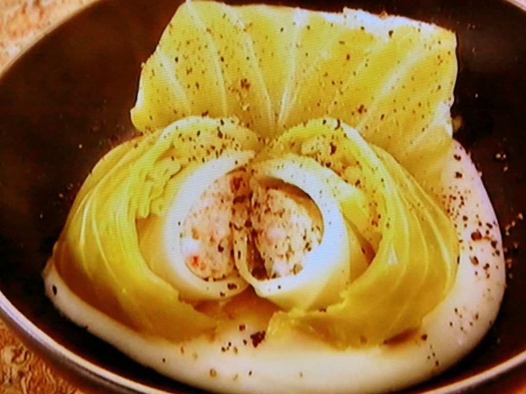 【ノンストップ】エビロールキャベツのレシピ・坂本昌行・坂本昌行のOne Dish
