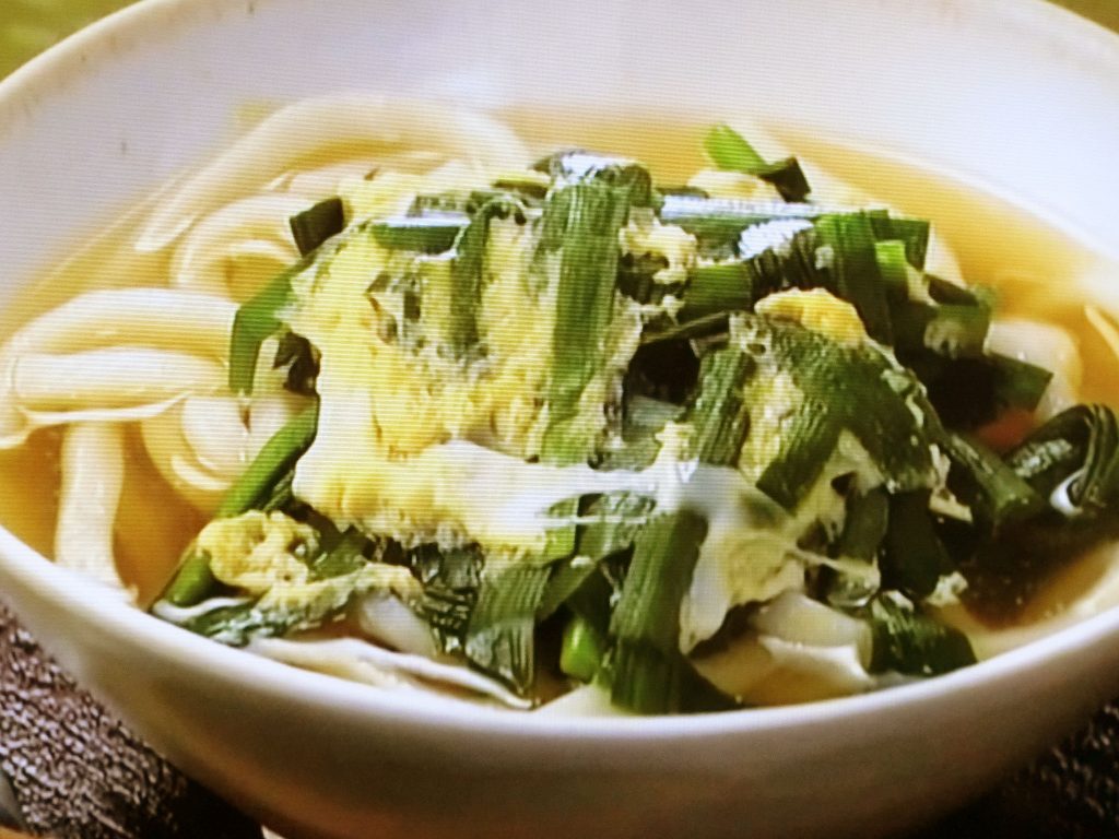【きょうの料理ビギナーズ】にらたまうどんのレシピ・藤野嘉子