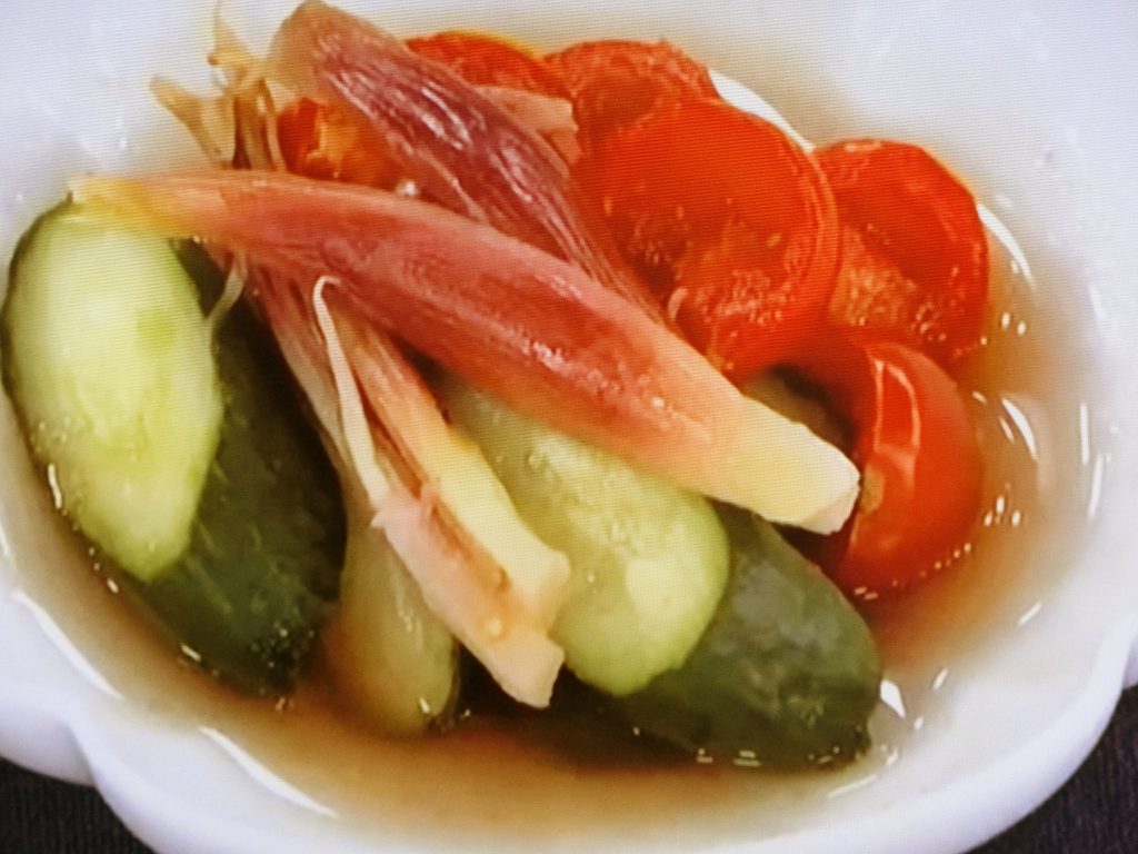 【あさイチ】みょうがの甘酢漬けのレシピ・みんな！ゴハンだよ・近藤幸子