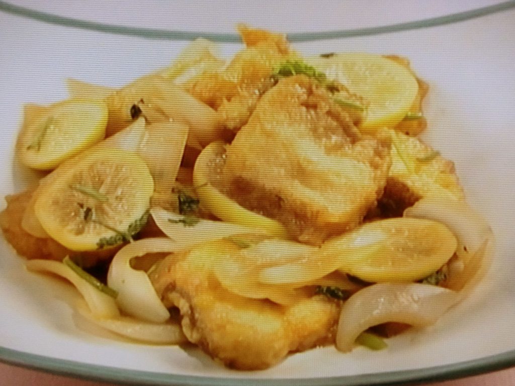 【上沼恵美子のおしゃべりクッキング】白身魚の煮込み　レモン風味のレシピ・上沼恵美子・石川智之