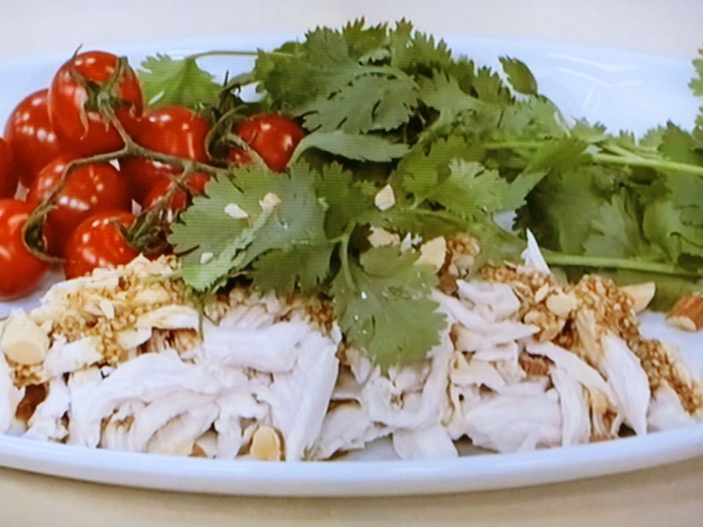 【きょうの料理】ゆで鶏のバンバンジー風のレシピ・ニッチェ・後藤繁榮・江上敬子（ニッチェ）