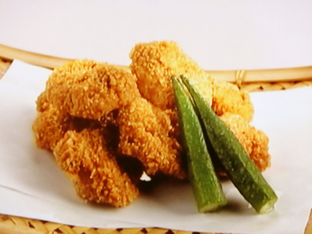 【上沼恵美子のおしゃべりクッキング】鶏のおかき揚げのレシピ・上沼恵美子・岡本健二