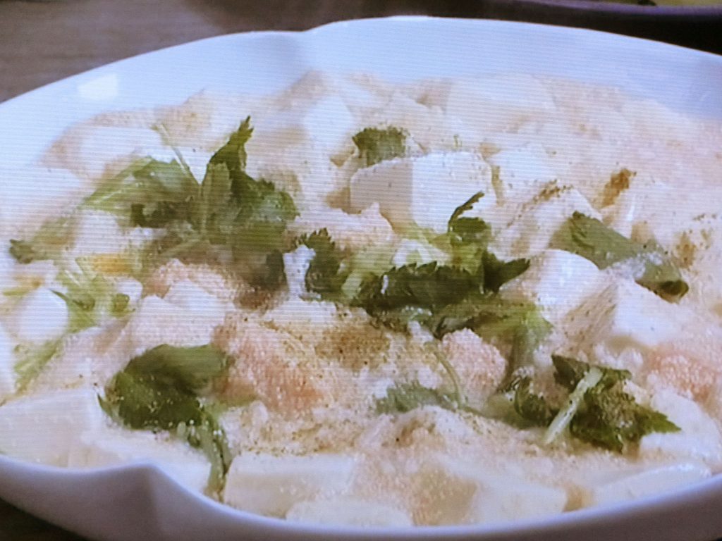 【キューピー３分クッキング】絹ごし豆腐のたらこ煮のレシピ・小林まさみ